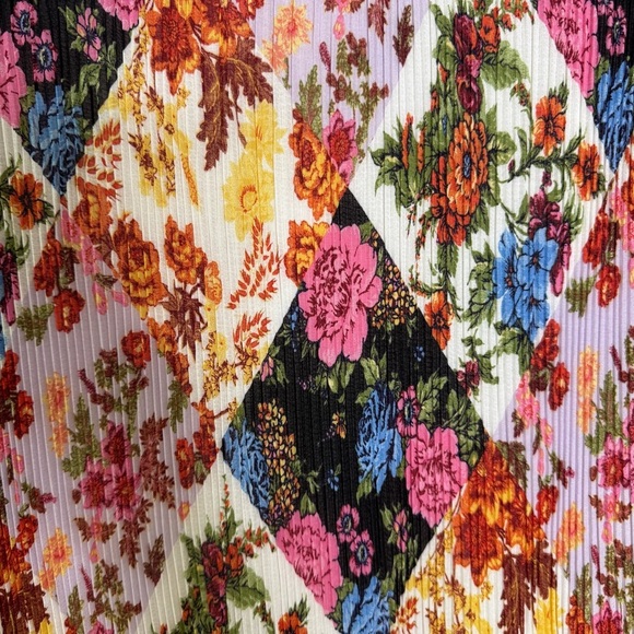 Anthropologie Shara Floral Pleated Midi Dress Size XS - Picture 13 of 15